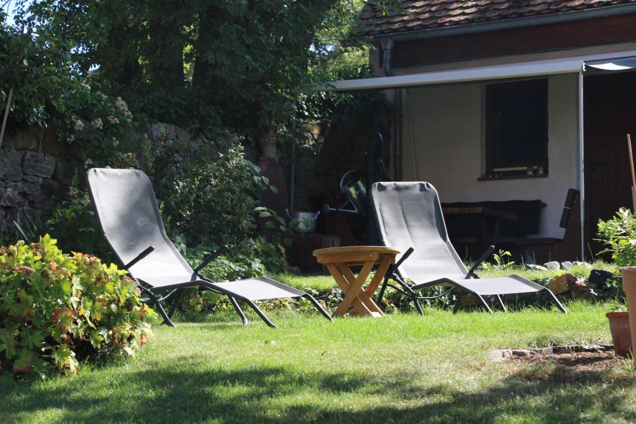 Ferienhaus Burgblick Munzenberg Exterior photo